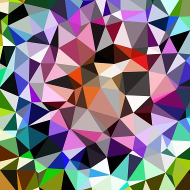 Arka plan çok renkli geometrik poligonal.