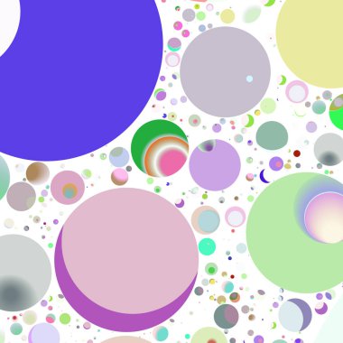 Çok renkli geometrik daire arka plan seamless modeli.