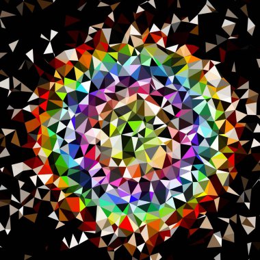 Arka plan çok renkli geometrik poligonal.