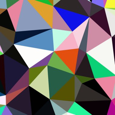 Arka plan poligonal sorunsuz üçgen renk desen.