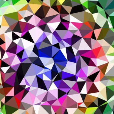 Arka plan poligonal sorunsuz üçgen renk desen.