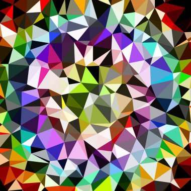 Arka plan çok renkli geometrik poligonal.