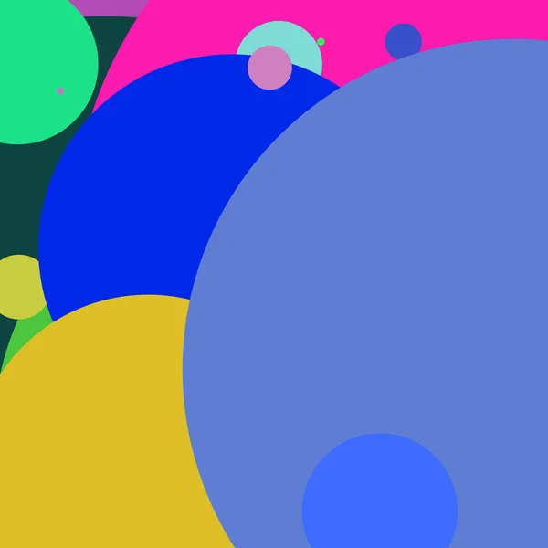 円の幾何学的なエレガントな抽象的な背景の多色の柄 — ストック写真