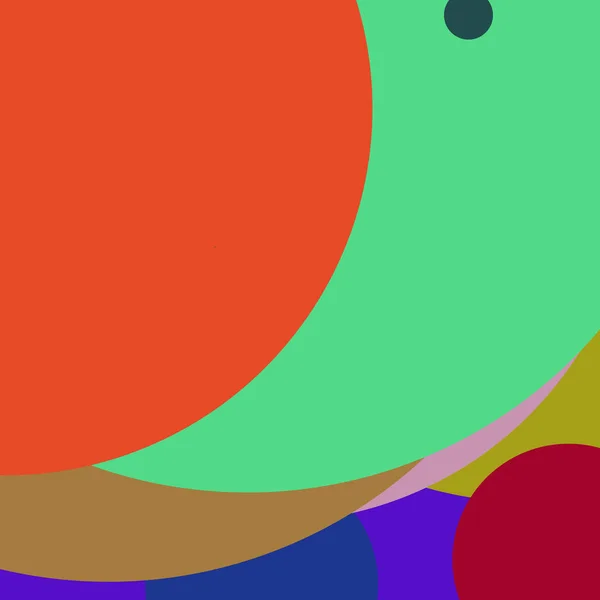 Hålcirkel Geometriska Vackra Abstrakt Bakgrund Multicolor — Stockfoto