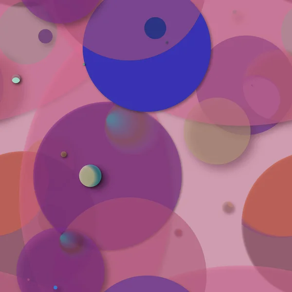 Абстрактный Фон Многоцветный Круговой Геометрический Узор Швов — стоковое фото