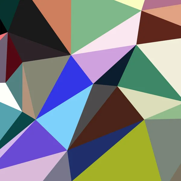 Abstract Background Multicolored Geometric Poligonal — Stock Photo, Image