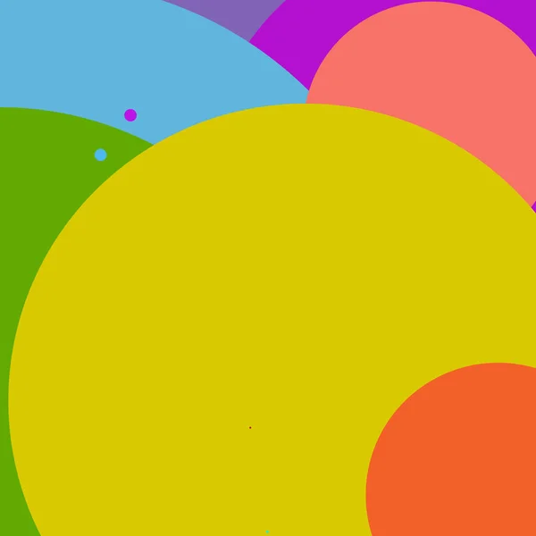 円の幾何学的な美しい抽象的な背景の多色の柄 — ストック写真