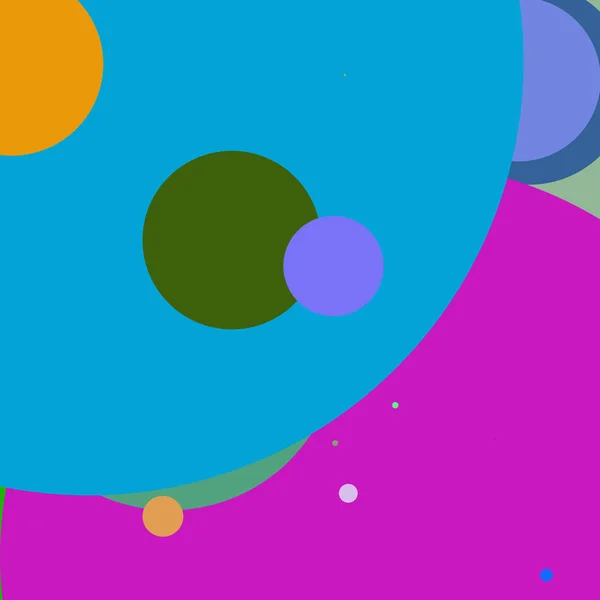 Cercle Géométrique Beau Fond Abstrait Motif Multicolore — Photo