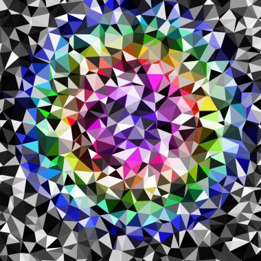 Arka plan çok renkli geometrik poligonal.