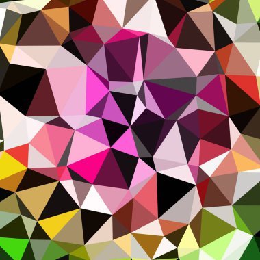 Arka plan poligonal sorunsuz üçgen renk desen.