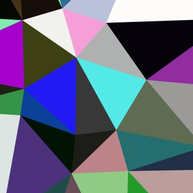 Arka plan poligonal sorunsuz üçgen renk desen.