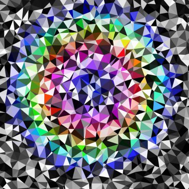 Arka plan çok renkli geometrik poligonal.