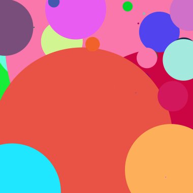 Daire geometrik büyük arka plan çok renkli desen.