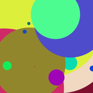 Daire geometrik şaşırtıcı arka plan çok renkli desen.