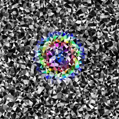 Arka plan çok renkli geometrik poligonal.