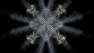 Fantezi kaotik renkli fraktal desen. Soyut Fraktal şekiller. 3D render resimde arka plan veya duvar kağıdı.