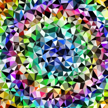Arka plan poligonal sorunsuz üçgen renk desen.