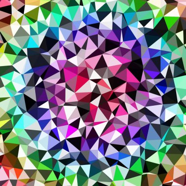 Arka plan poligonal sorunsuz üçgen renk desen.