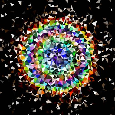 Arka plan çok renkli geometrik poligonal.