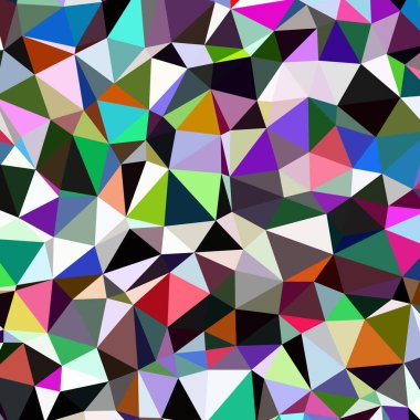 Arka plan poligonal sorunsuz üçgen renk desen.