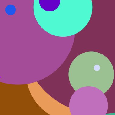 Daire geometrik şaşırtıcı arka plan çok renkli desen.