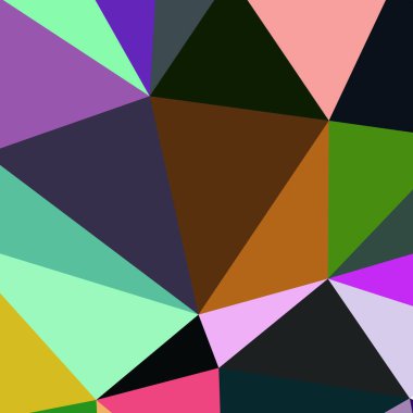 Arka plan poligonal sorunsuz üçgen renk desen.