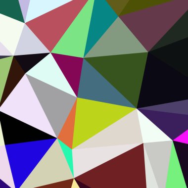 Arka plan poligonal sorunsuz üçgen renk desen.