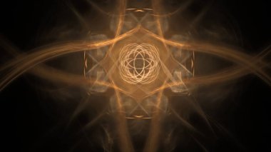 Fantezi kaotik renkli fraktal desen. Soyut Fraktal şekiller. 3D render resimde arka plan veya duvar kağıdı.