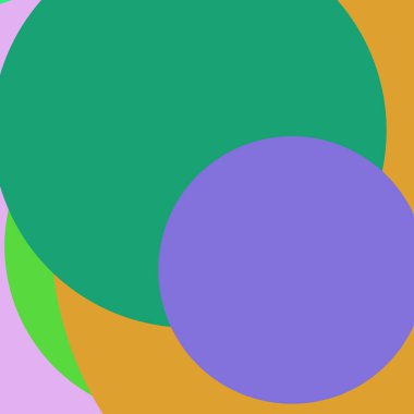 Daire geometrik yeni arka plan çok renkli desen.