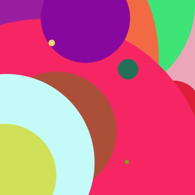 Daire geometrik yeni arka plan çok renkli desen.