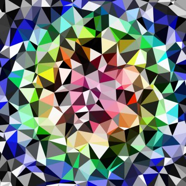 Arka plan çok renkli geometrik poligonal.