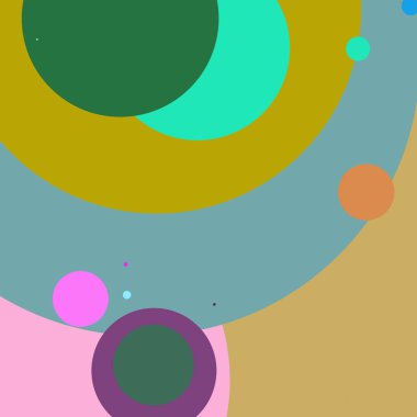 Daire geometrik güzel arka plan çok renkli desen.