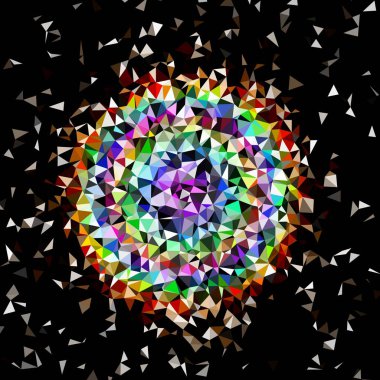 Arka plan çok renkli geometrik poligonal.