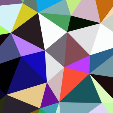 Arka plan poligonal sorunsuz üçgen renk desen.