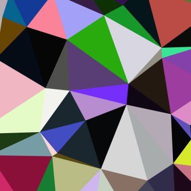 Arka plan poligonal sorunsuz üçgen renk desen.