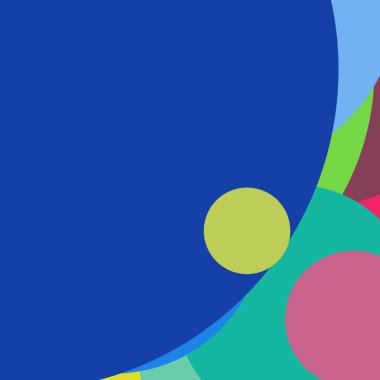 Daire geometrik zarif arka plan çok renkli desen.