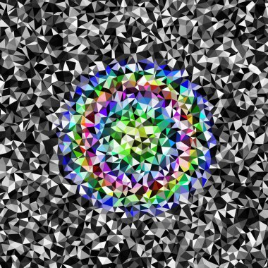 Arka plan çok renkli geometrik poligonal.