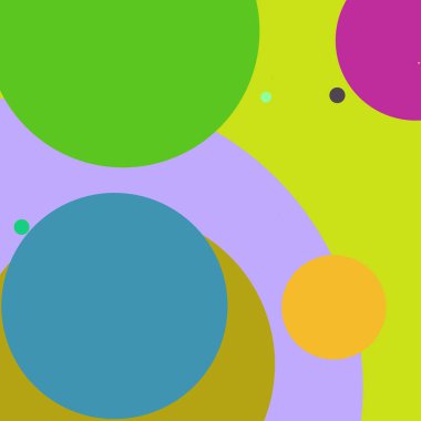 Daire geometrik şaşırtıcı arka plan çok renkli desen.