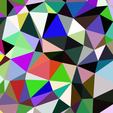 Arka plan poligonal sorunsuz üçgen renk desen.