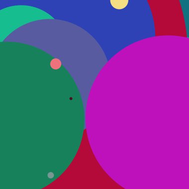 Daire geometrik büyük arka plan çok renkli desen.