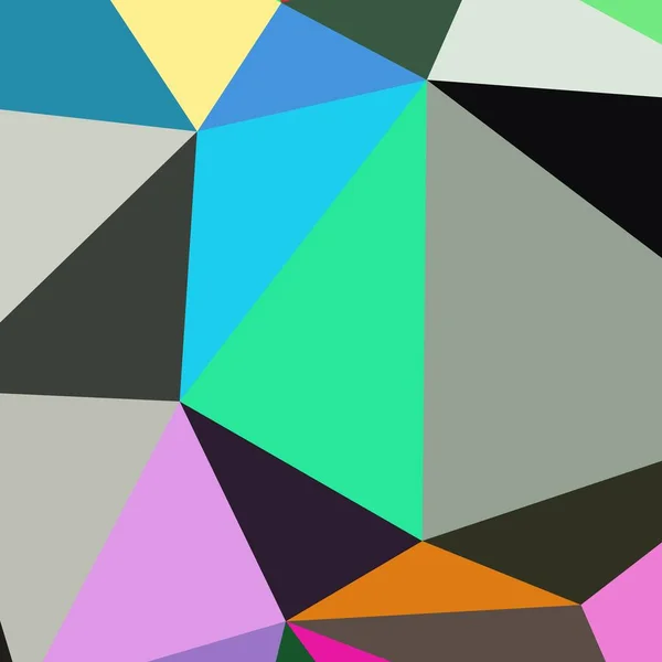 Abstract Background Multicolored Geometric Poligonal — Stock Photo, Image