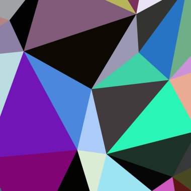 Arka plan poligonal sorunsuz üçgen renk desen.