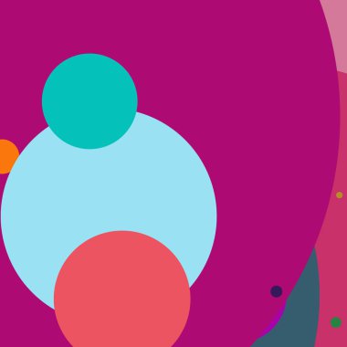 Daire geometrik yeni arka plan çok renkli desen.