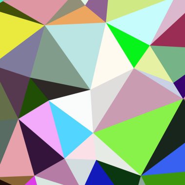 Arka plan poligonal sorunsuz üçgen renk desen.