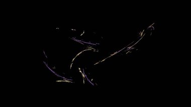 Fantezi kaotik renkli fraktal desen. Soyut Fraktal şekiller. 3D render resimde arka plan veya duvar kağıdı.