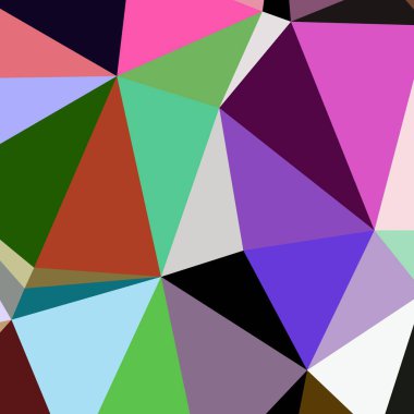 Arka plan poligonal sorunsuz üçgen renk desen.