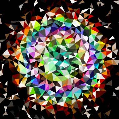 Arka plan çok renkli geometrik poligonal.