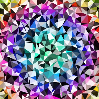 Arka plan çok renkli geometrik poligonal.