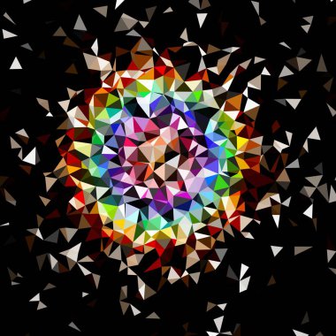 Arka plan çok renkli geometrik poligonal.