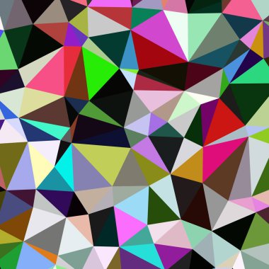 Arka plan poligonal sorunsuz üçgen renk desen.